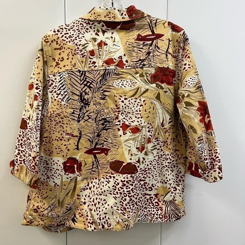 NWOT Kaktus Animal Print 3/4 Sleeve Blazer & Matching Tank Top - Picture 2 of 4